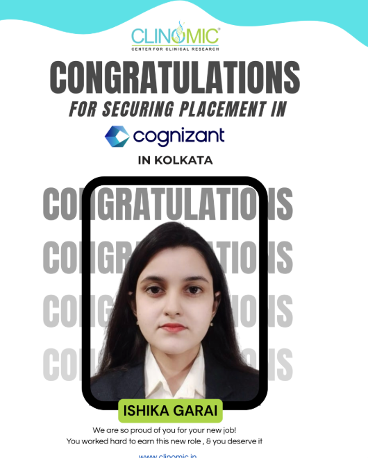 Ishika Garai placed at Cognizant, Kolkata