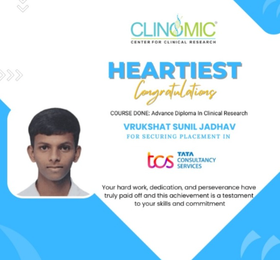 Vrukshat Sunil Jadhav placed at Tata Consultancy Services